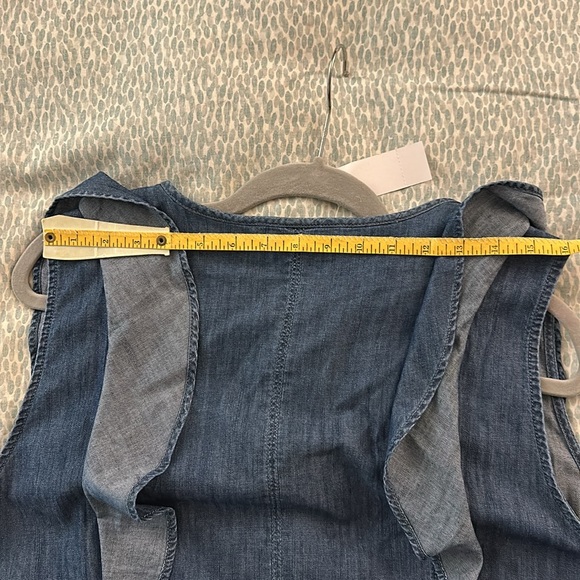 NWT Loft Denim Sleeveless Dress - Picture 9 of 12